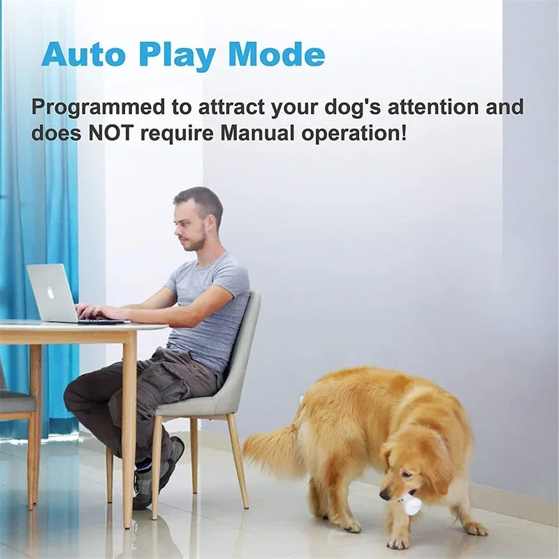 Automatic & Interactive Bone Smart Toy For Dogs with App Control