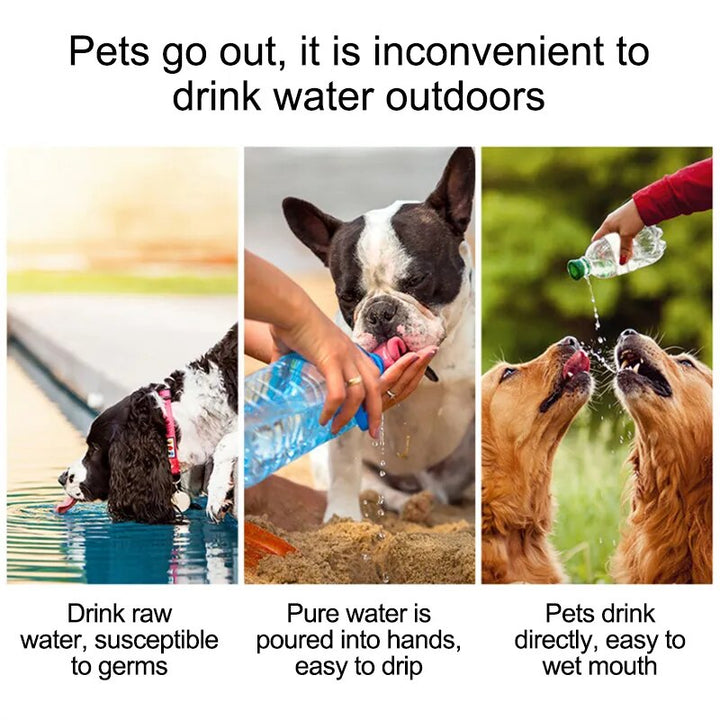 Portable Dog Water Bottle For Small & Large Dogs